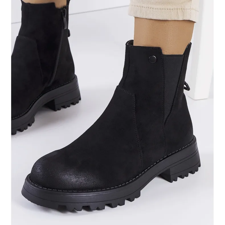 Bottines Chelsea Krosstoen noires le noir