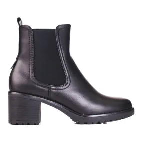 Bottines Chelsea Shelovet noires sur un poteau le noir