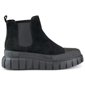 Bottines Chelsea sport femme noires le noir