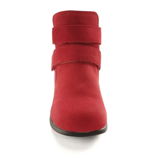 Bottines "Camille" Rouge ou Noir