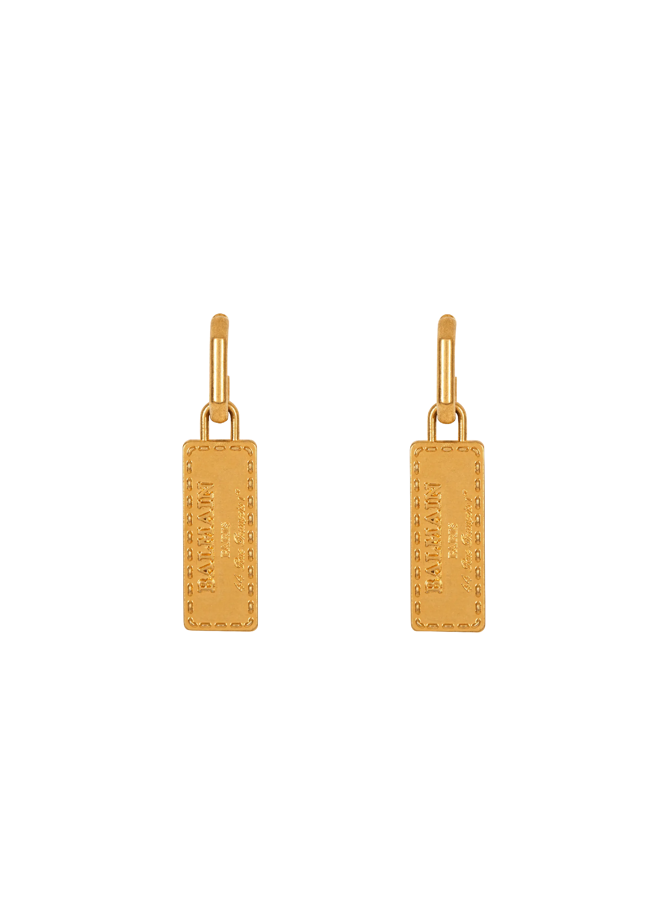 Boucles d’oreilles Tubular Balmain Signature