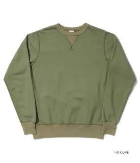 Buzz Rickson's Plain Crew Sweatshirt - Olive - Trouva