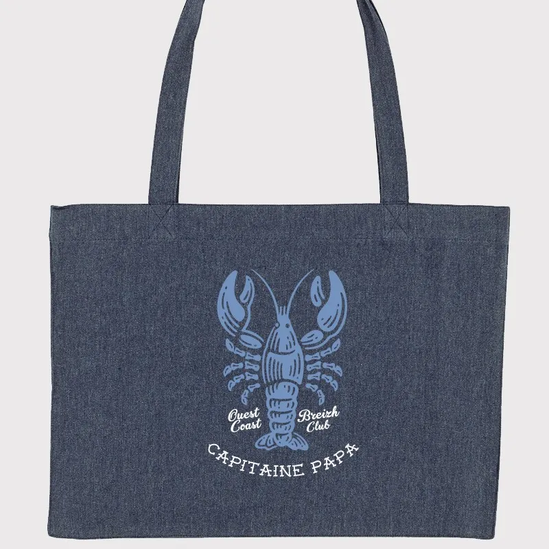 Cabas Homard Oldschool - Personnalisable