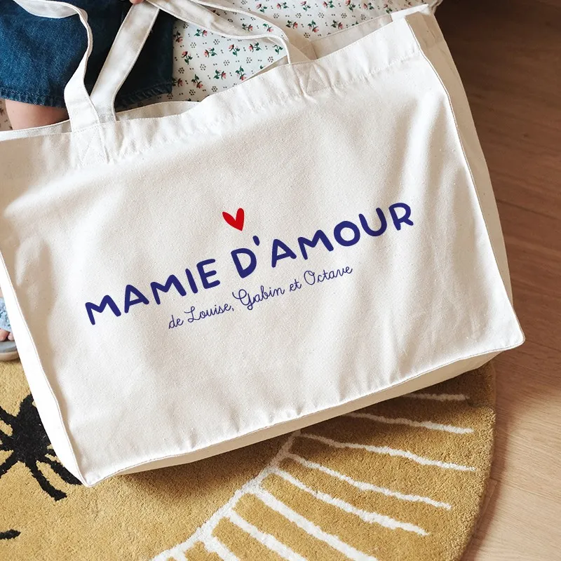 Cabas Mamie d'amour - Personnalisable