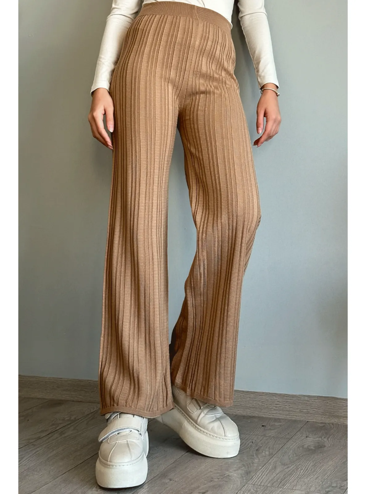 Camel - Knit Pants