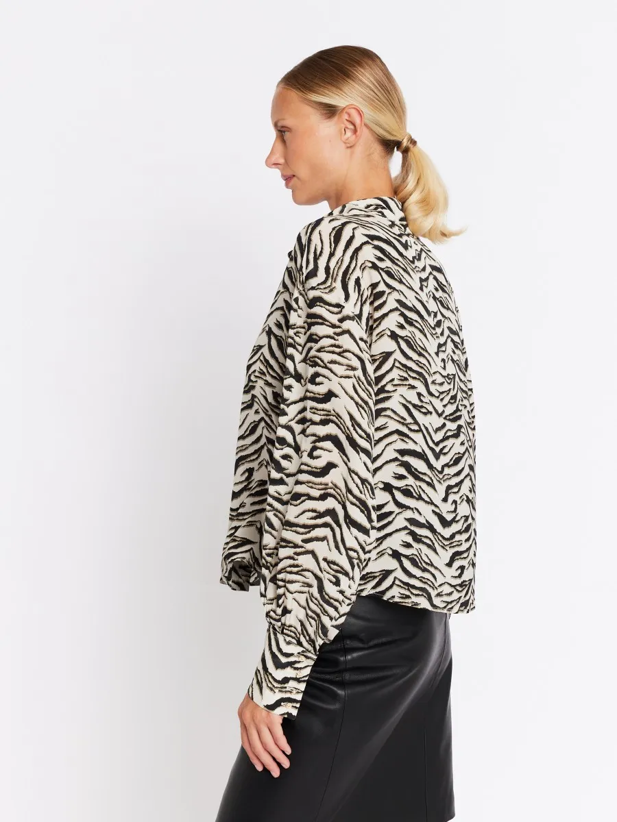 CAMINA | Chemise manches longues imprimé animalier