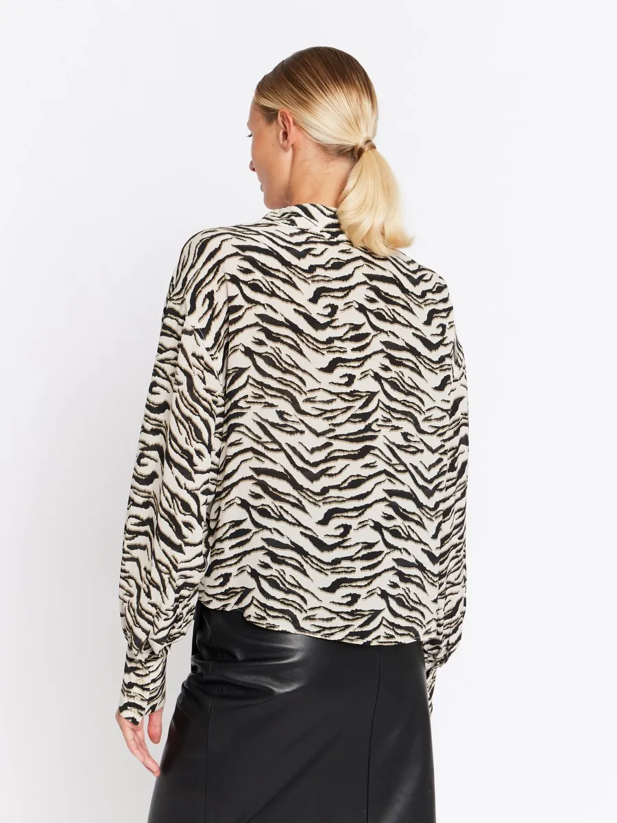 CAMINA | Chemise manches longues imprimé animalier