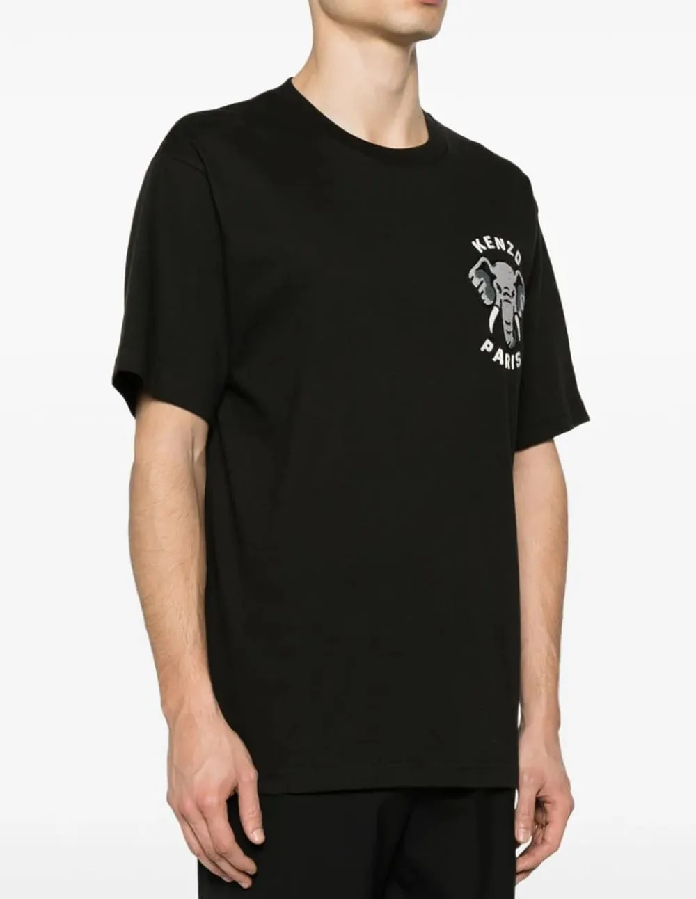 Camiseta Kenzo Elephant Negra Hombre