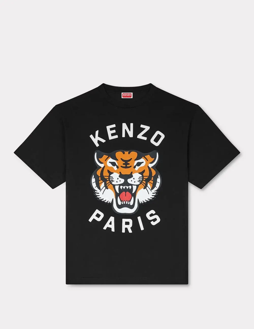 Camiseta Kenzo Oversized Lucky Tiger Negra Unisex