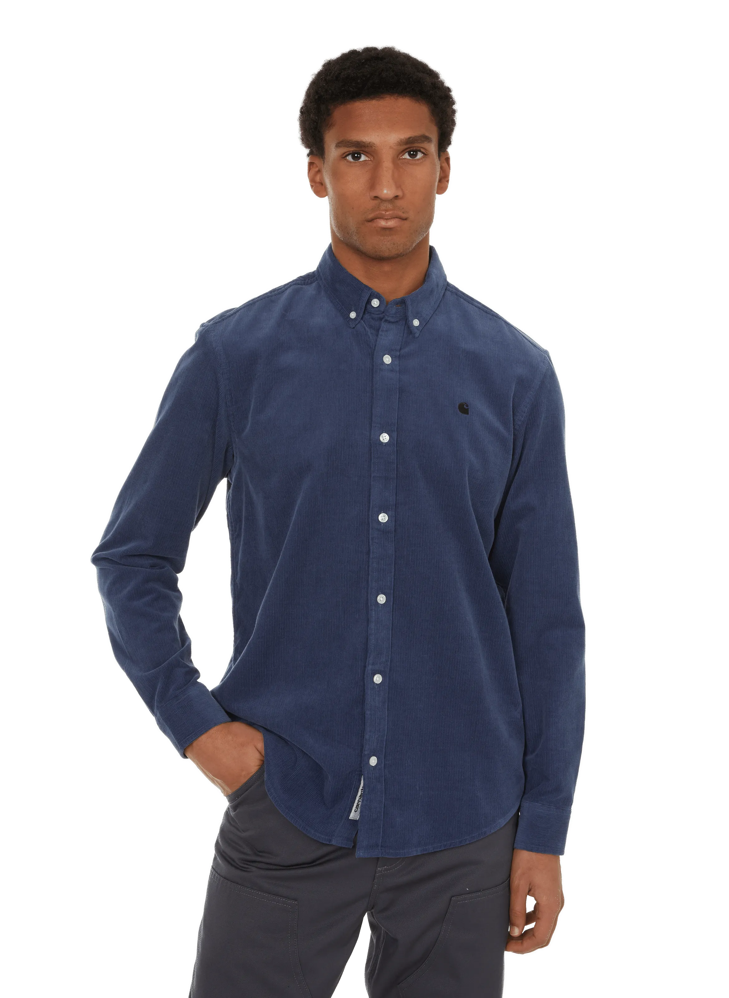 CARHARTT WIP  Chemise en velours côtelé  - Bleu