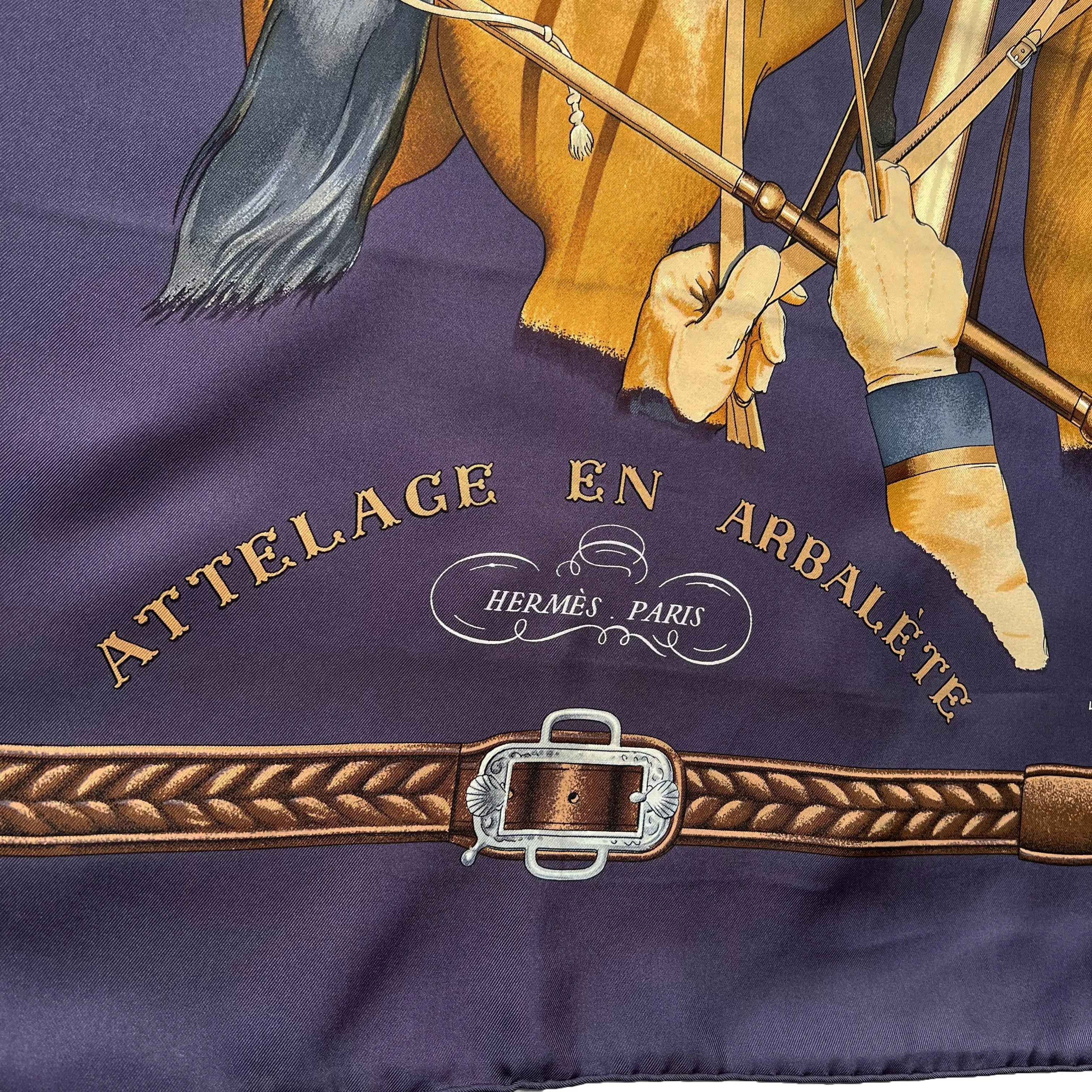 Carré Hermès - Attelage en Arbalète