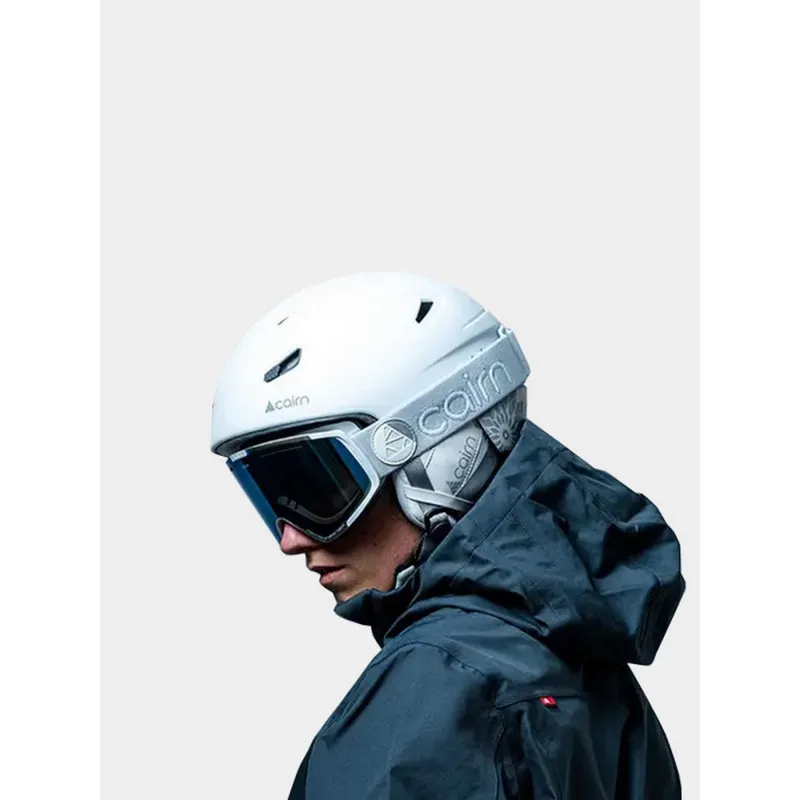 Casque de ski profil mat rosace blanc - Cairn | wimod