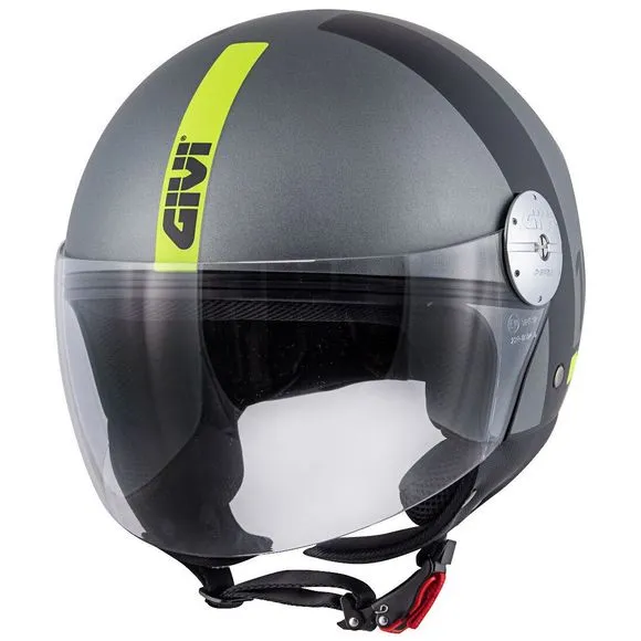 CASQUE JET GIVI CONCEPT TITANIUM JAUNE