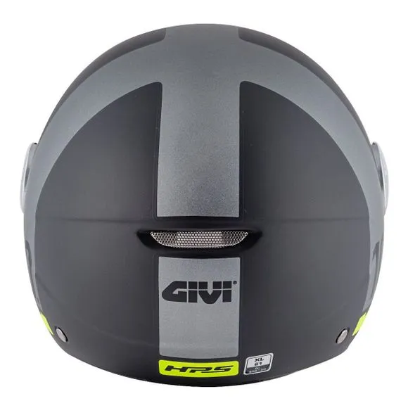 CASQUE JET GIVI CONCEPT TITANIUM JAUNE