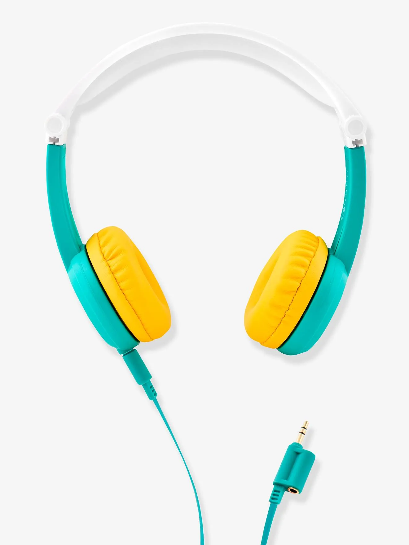 Casque Octave Lunii blanc jaune vert - Lunii