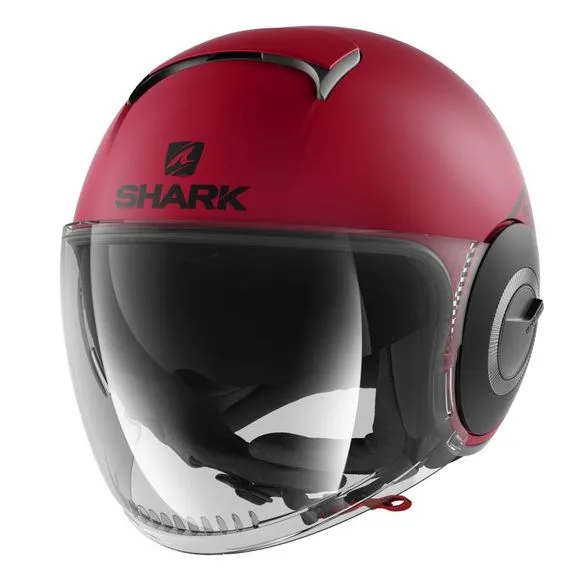 CASQUE SHARK NANO STREET NEON MAT ROUGE