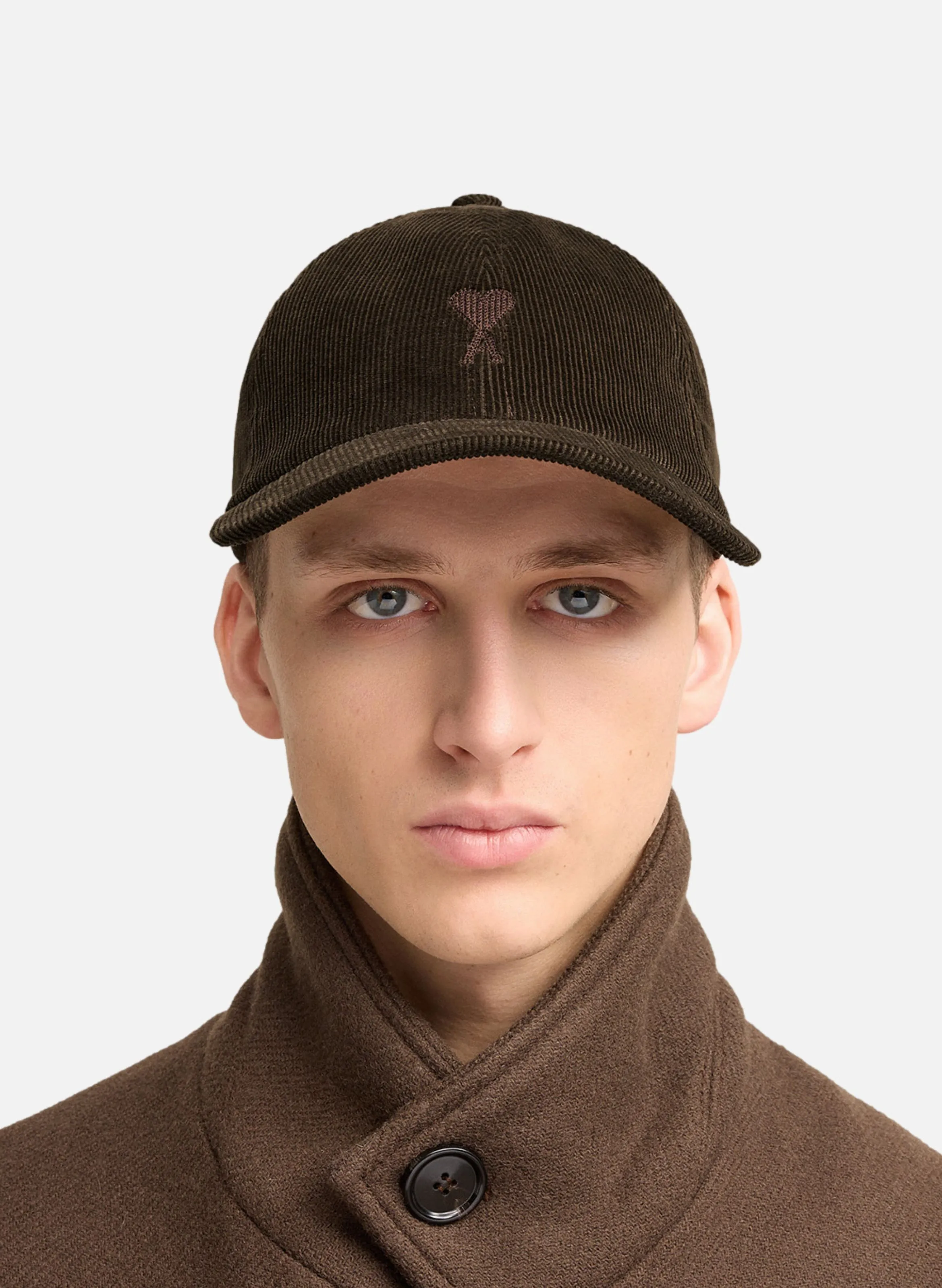 CASQUETTE BRODERIE AMI DE COEUR TON-SUR-TON UNISEXE - AMI PARIS pour HOMME | Printemps