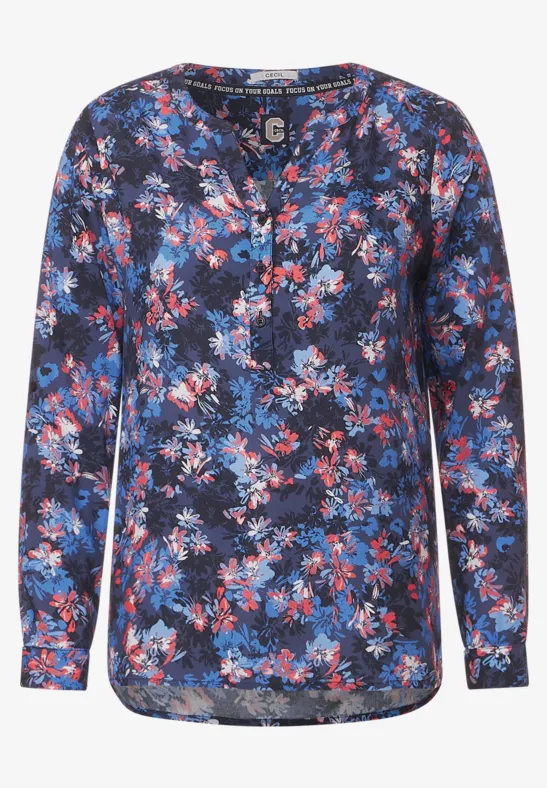 CECIL Chemisier à imprimé floral en viscose 