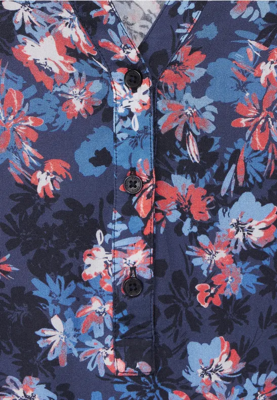 CECIL Chemisier à imprimé floral en viscose 