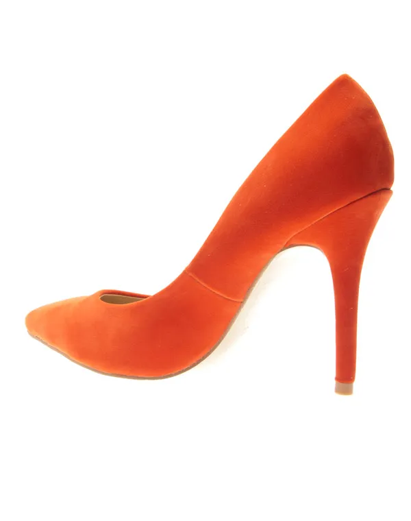 Chaussure femme Style Shoes: Escarpin orange