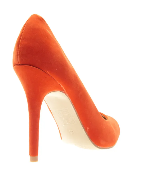 Chaussure femme Style Shoes: Escarpin orange