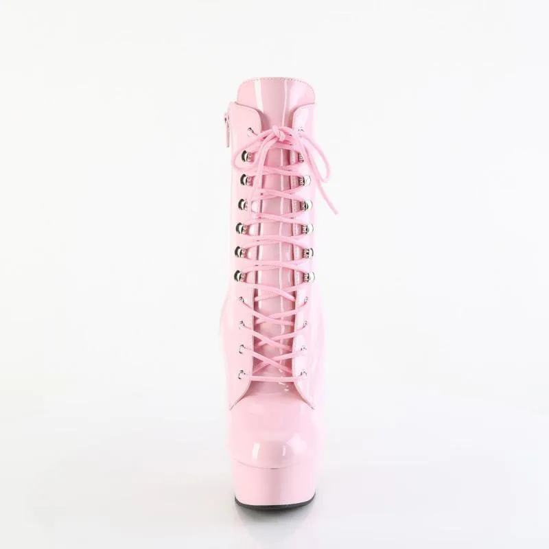 Chaussure pole dance rose à talon haut 15 cm Pleaser Shoes exotic