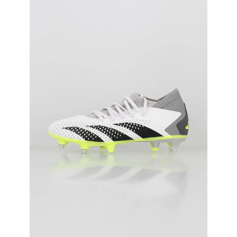 Chaussures de football predator accuracy 3 SG blanc - Adidas | wimod