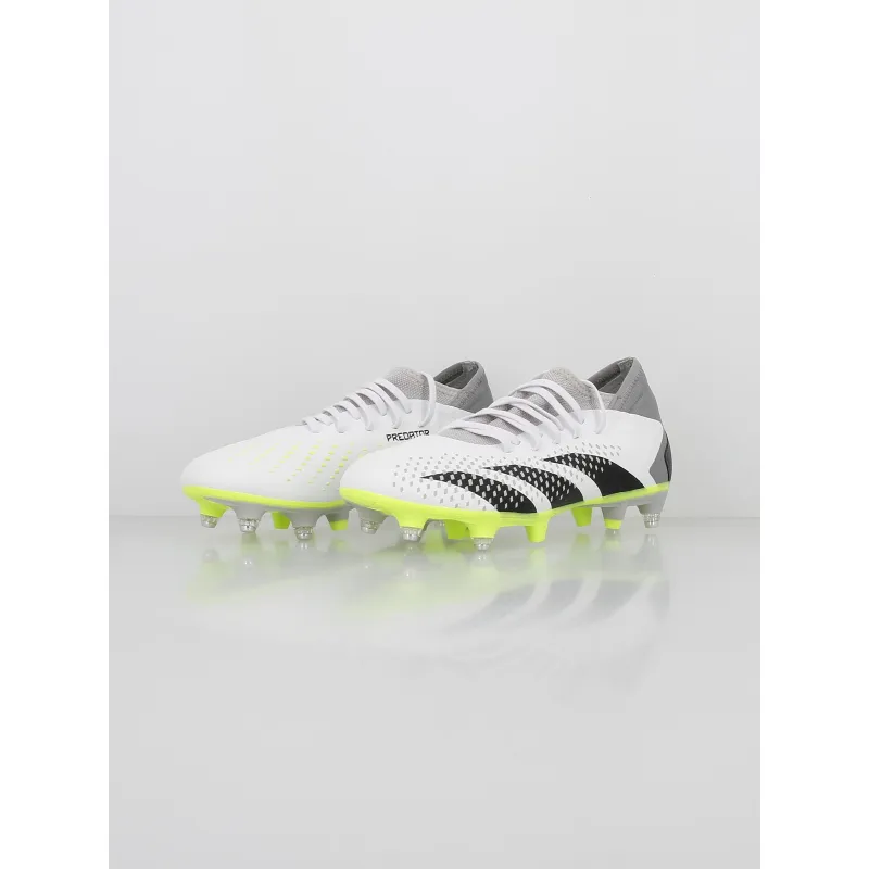 Chaussures de football predator accuracy 3 SG blanc - Adidas | wimod