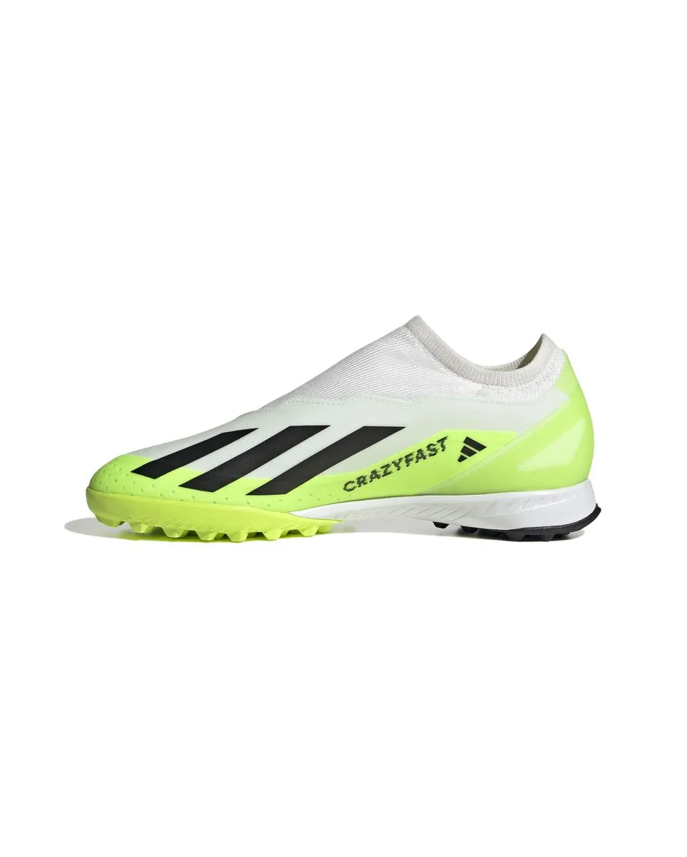 Chaussures de football Unisexe X CRAZYFAST.3 LL TF Blanc