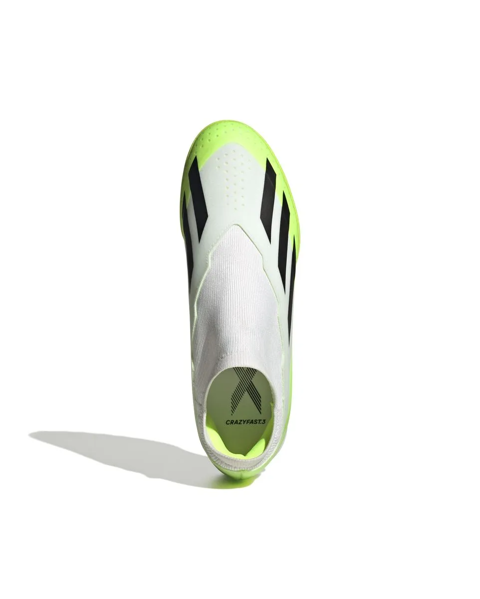 Chaussures de football Unisexe X CRAZYFAST.3 LL TF Blanc