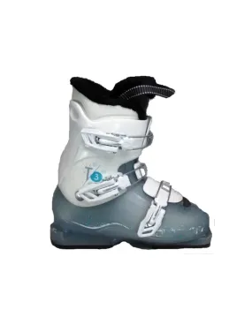 Chaussures de ski Junior Salomon Team 3 Blanc/Bleu Taille de 18 à 25 Mondopoint