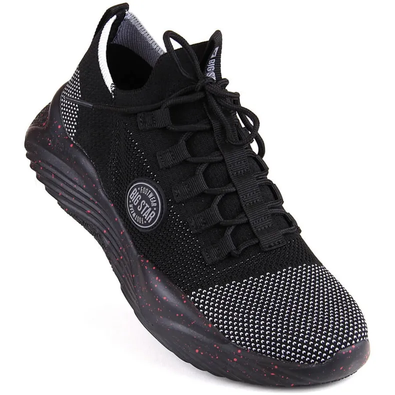 Chaussures de sport noires Big Star LL274684 le noir