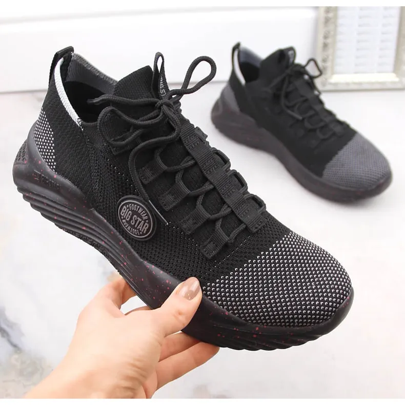 Chaussures de sport noires Big Star LL274684 le noir