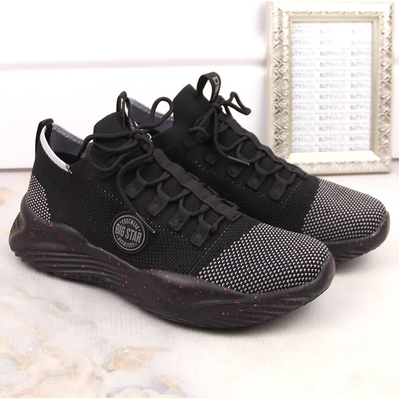 Chaussures de sport noires Big Star LL274684 le noir