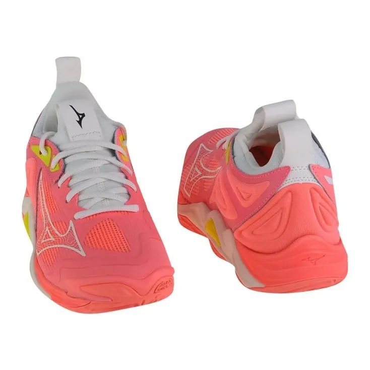 Chaussures de volley-ball Mizuno Wave Momentum 3 W V1GC231206 rouge nuances de gris