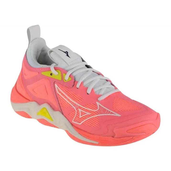 Chaussures de volley-ball Mizuno Wave Momentum 3 W V1GC231206 rouge nuances de gris