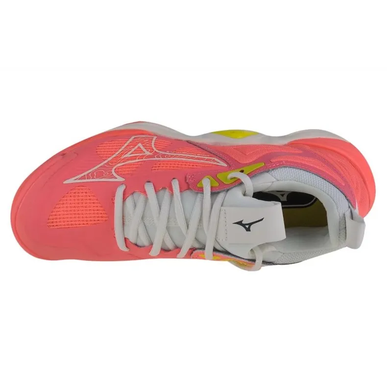 Chaussures de volley-ball Mizuno Wave Momentum 3 W V1GC231206 rouge nuances de gris