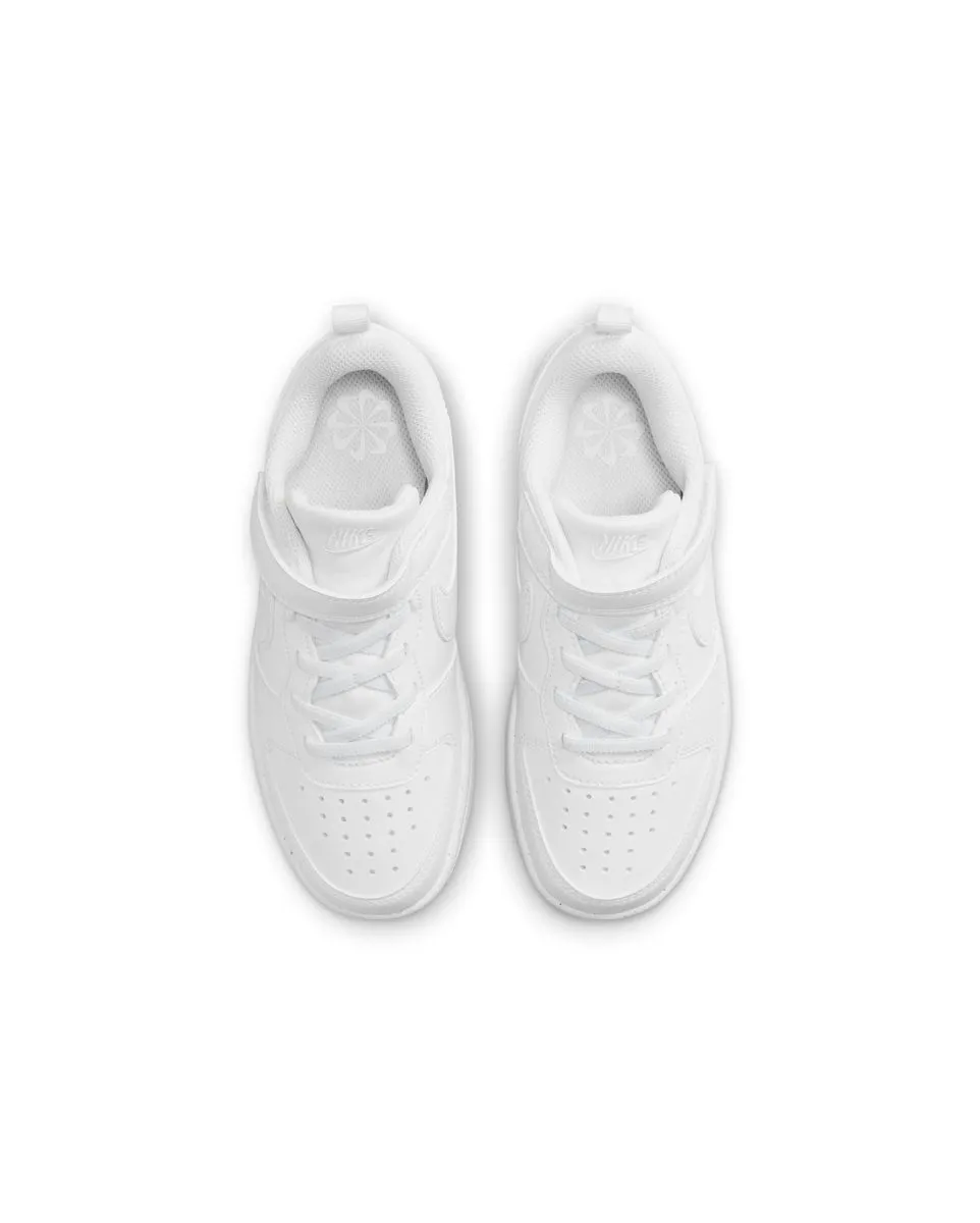 Chaussures Enfant COURT BOROUGH LOW RECRAFT (PS) Blanc