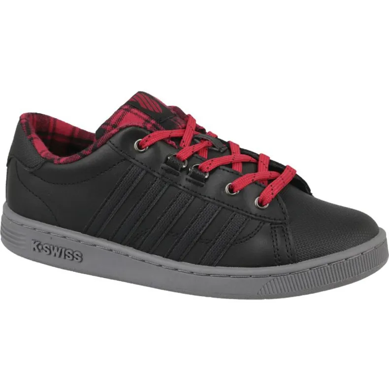 Chaussures K-Swiss Hoke Plaid Jr 85111-050 le noir