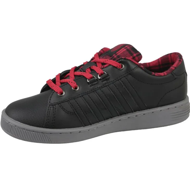 Chaussures K-Swiss Hoke Plaid Jr 85111-050 le noir