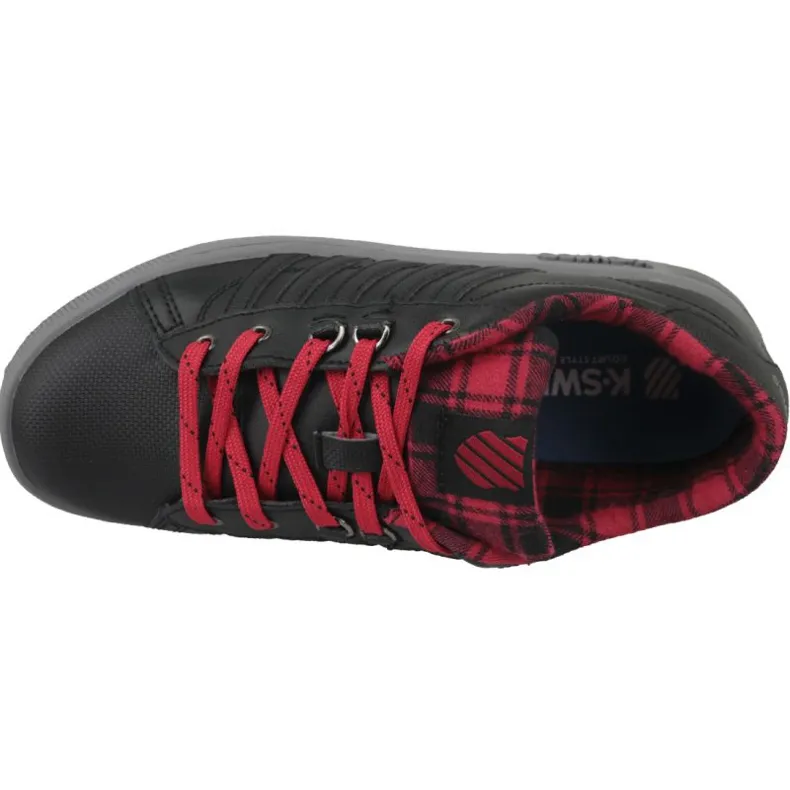 Chaussures K-Swiss Hoke Plaid Jr 85111-050 le noir