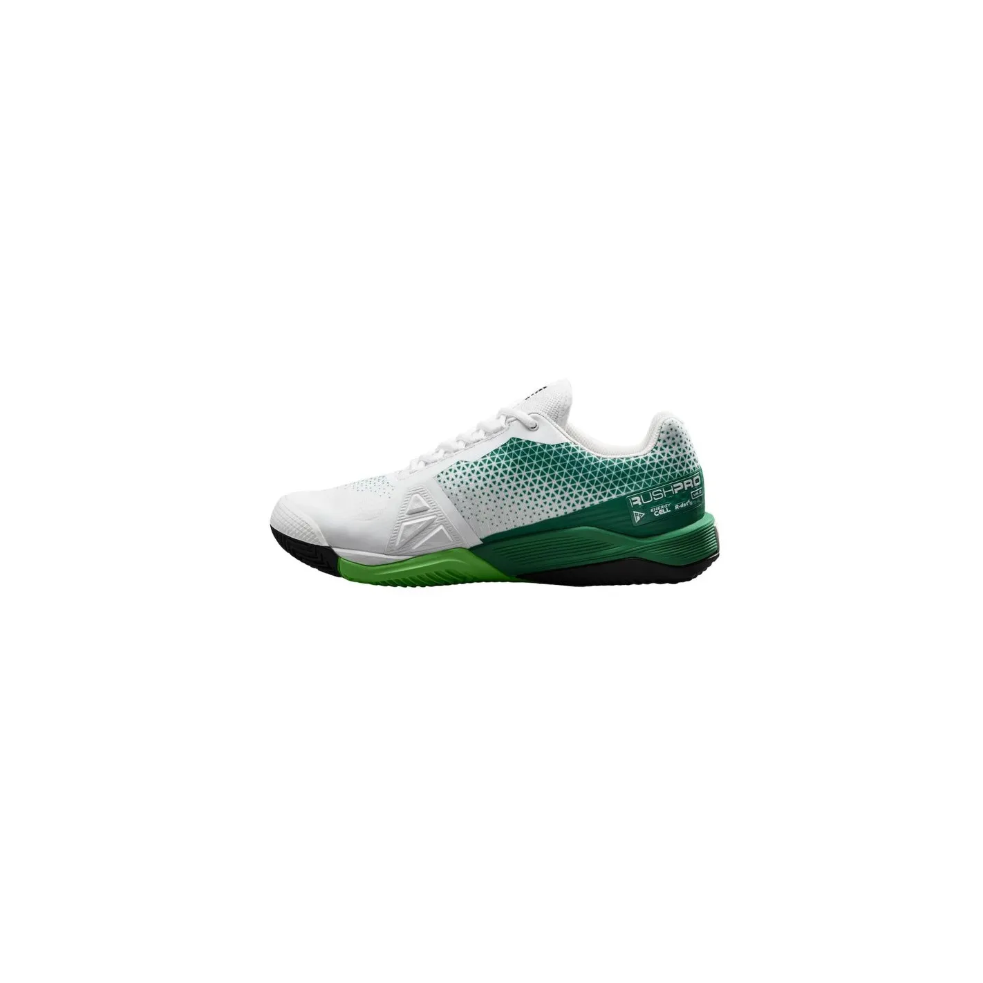 Chaussures WILSON Homme RUSH PRO 4.0 Terre Battue Blanc / Vert PE 2023