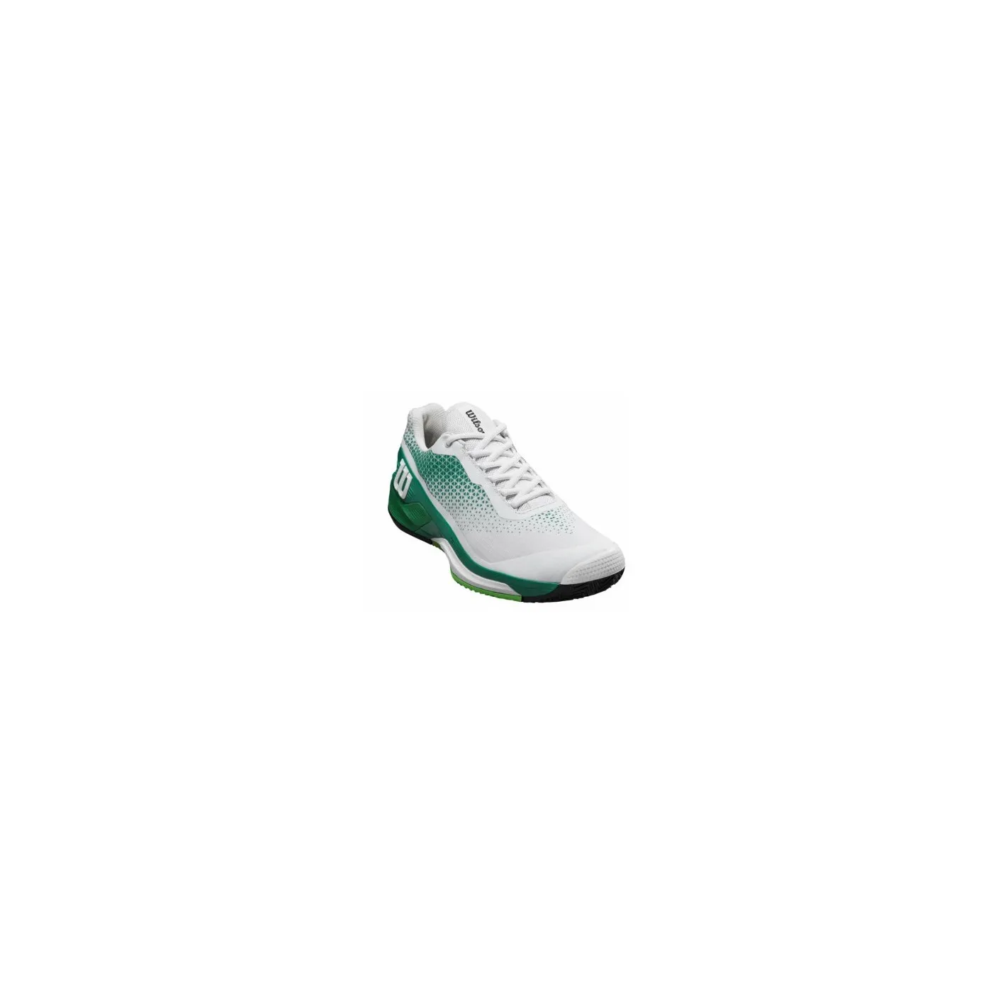 Chaussures WILSON Homme RUSH PRO 4.0 Terre Battue Blanc / Vert PE 2023