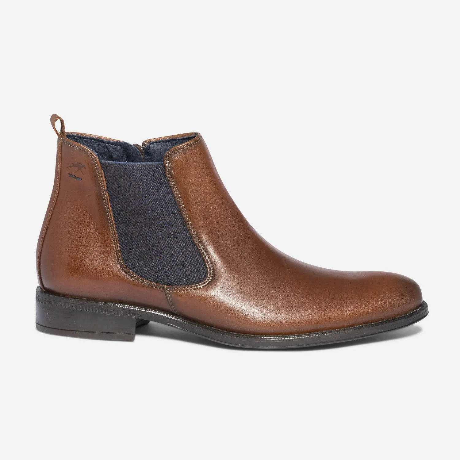 Chelsea boots FLUCHOS cognac en cuir - Boots Homme | ERAM