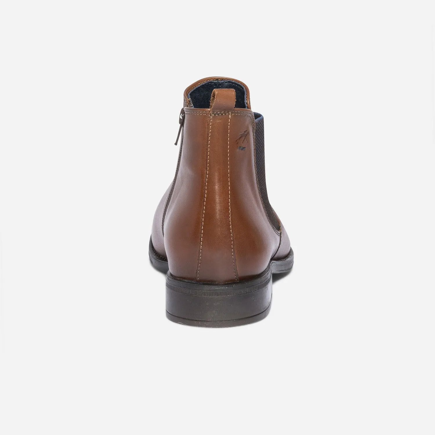 Chelsea boots FLUCHOS cognac en cuir - Boots Homme | ERAM