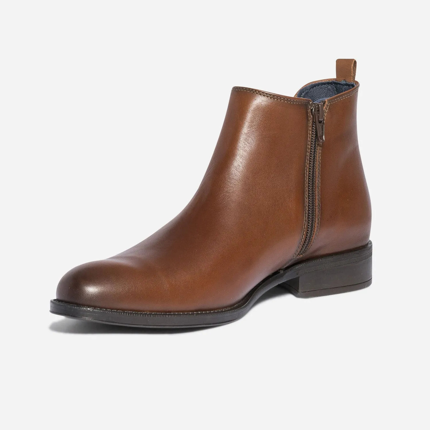 Chelsea boots FLUCHOS cognac en cuir - Boots Homme | ERAM