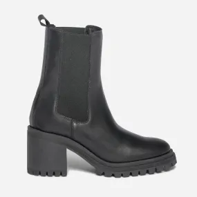 Chelsea boots TEXTO noir en cuir - Boots / bottines Femme | ERAM