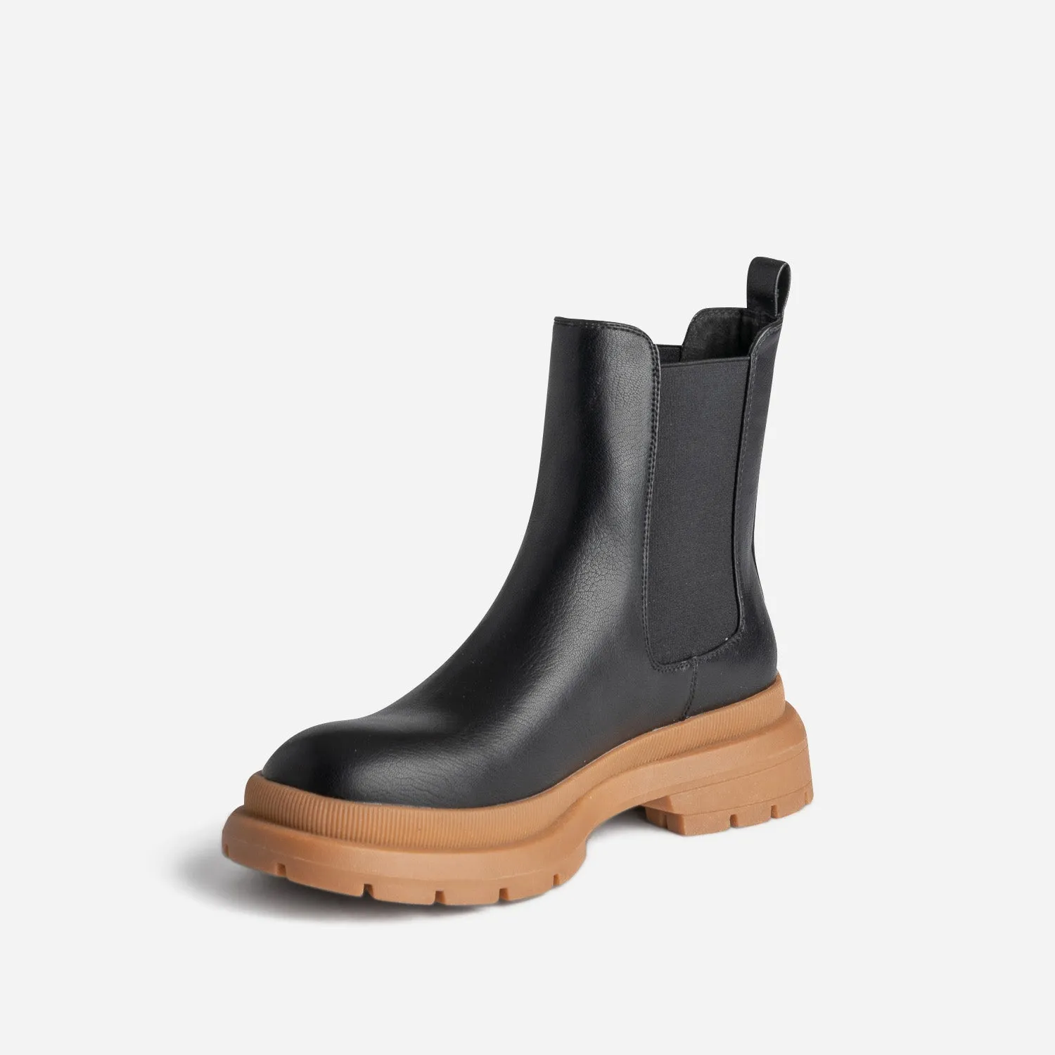 Chelsea boots TEXTO noir éco-conçu - Boots / bottines Femme | ERAM