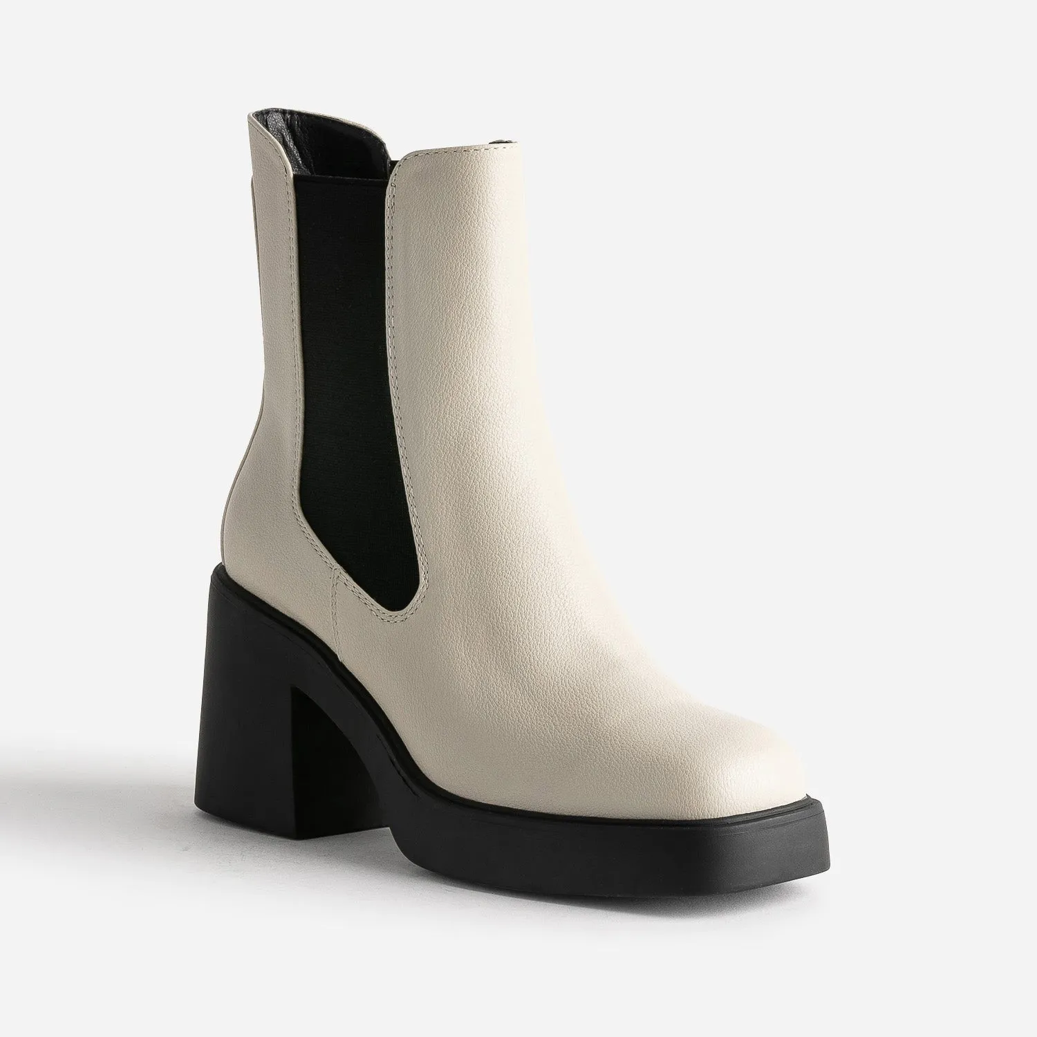 Chelsea boots TEXTO écru - Boots / bottines Femme | ERAM