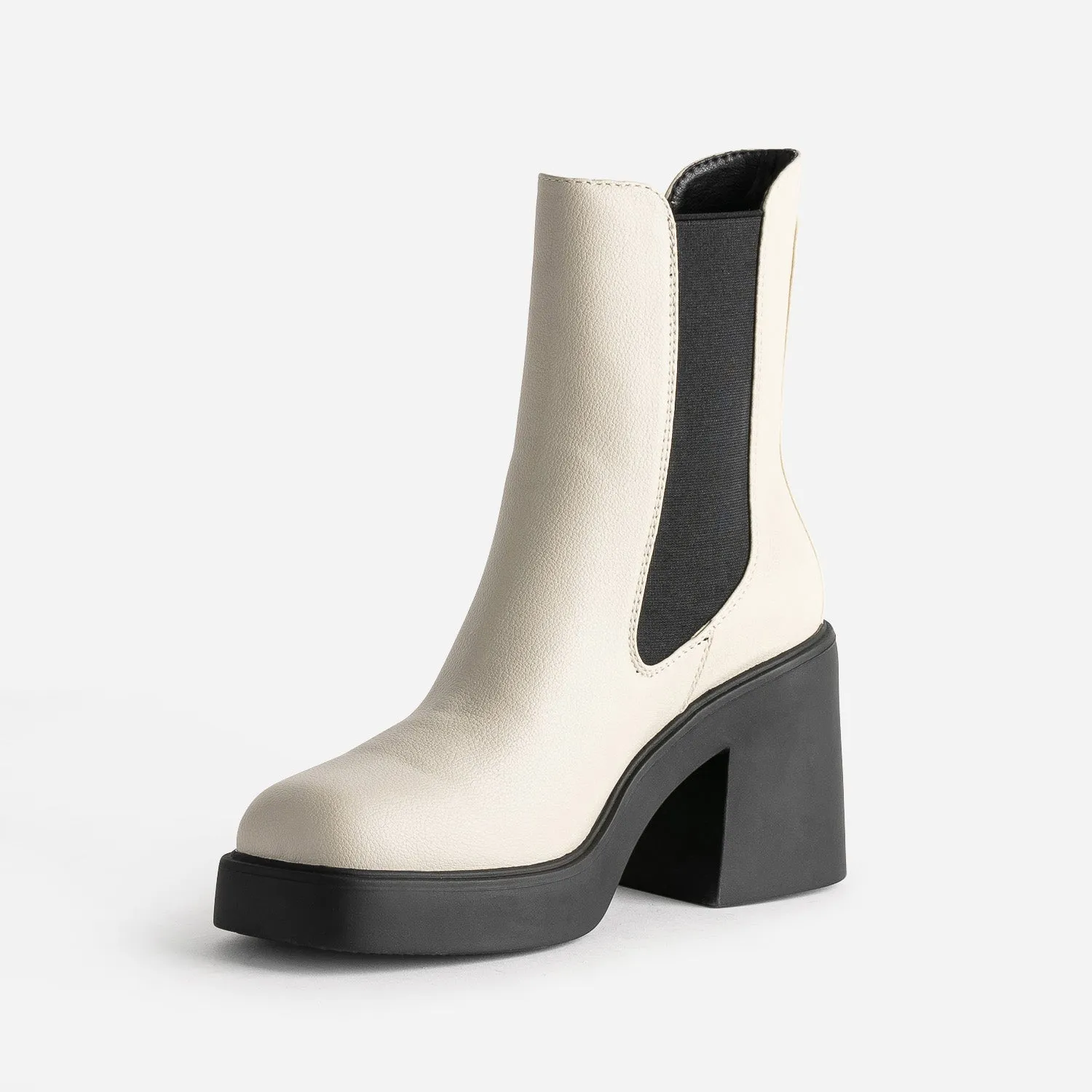 Chelsea boots TEXTO écru - Boots / bottines Femme | ERAM